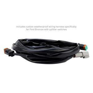 Ford Bronco Light Pods - Ditch - Borne Off-Road - 3x3 Flood, 2-Piece - `21-`27